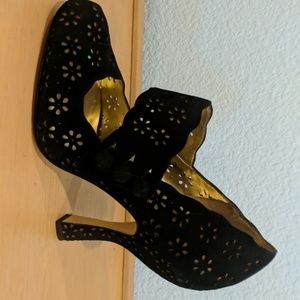 Retro black shoes like NEW!